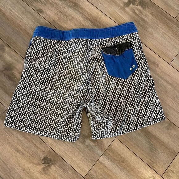 Billabong Back Pattern Athletic Board Shorts Men Size 34 Swim Trunks‎ - Picture 4 of 4